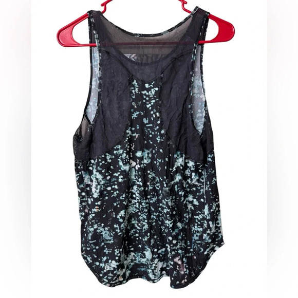 Lululemon Sculpt Tank‎ II Pixel Haze Multi Black Print Sleeveless Top Shirt - Picture 3 of 4
